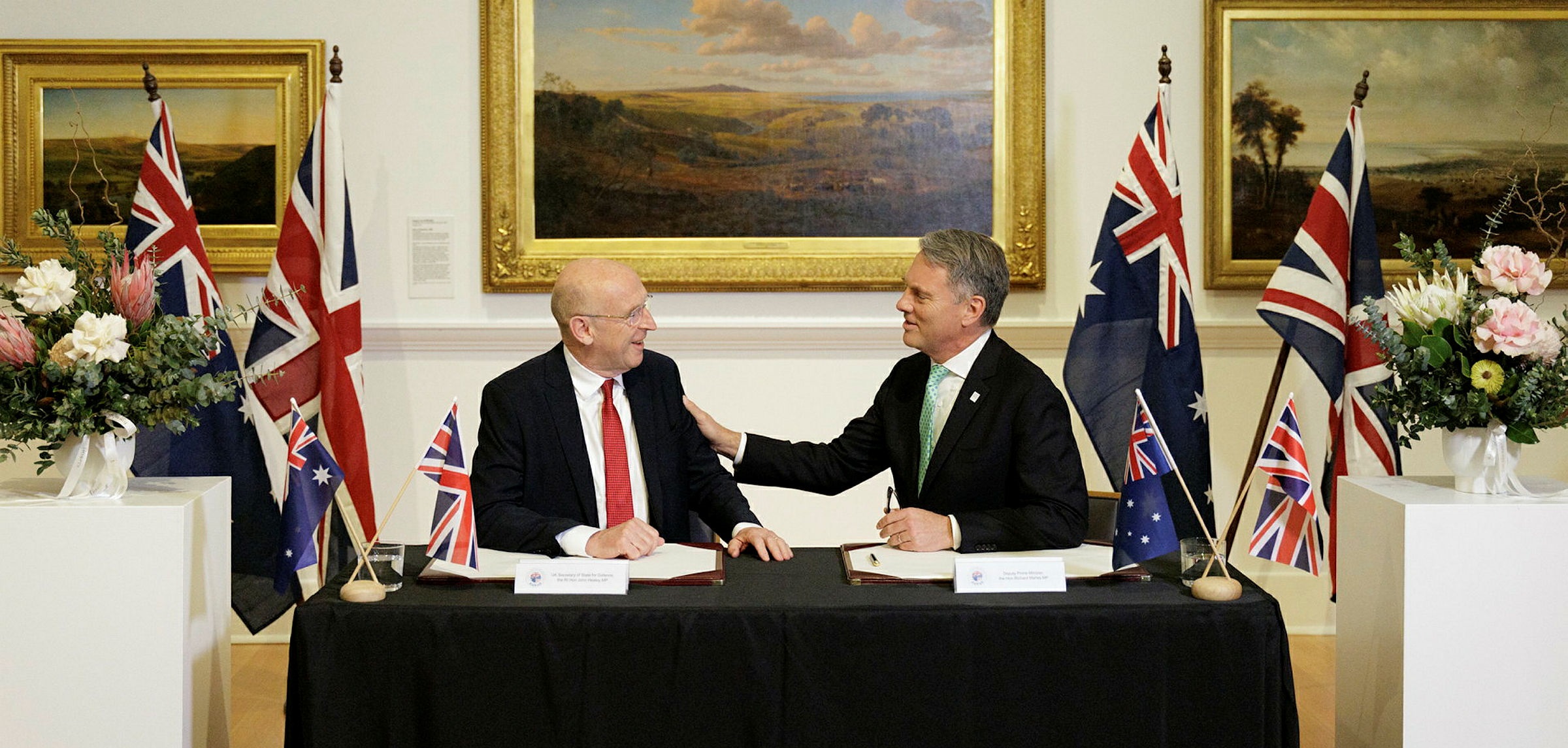 The Honourable Richard Marles MP, Deputy Prime Minister and Minister for Defence, Australia and the Right Honourable John Healey MP, Secretary of State for Defence, United Kingdom (UK) signed the bilateral Nuclear-Powered Submarine Partnership and Collaboration Treaty (the Geelong Treaty) at the UK- Australia Defence Ministers’ Meeting in Geelong, Victoria.