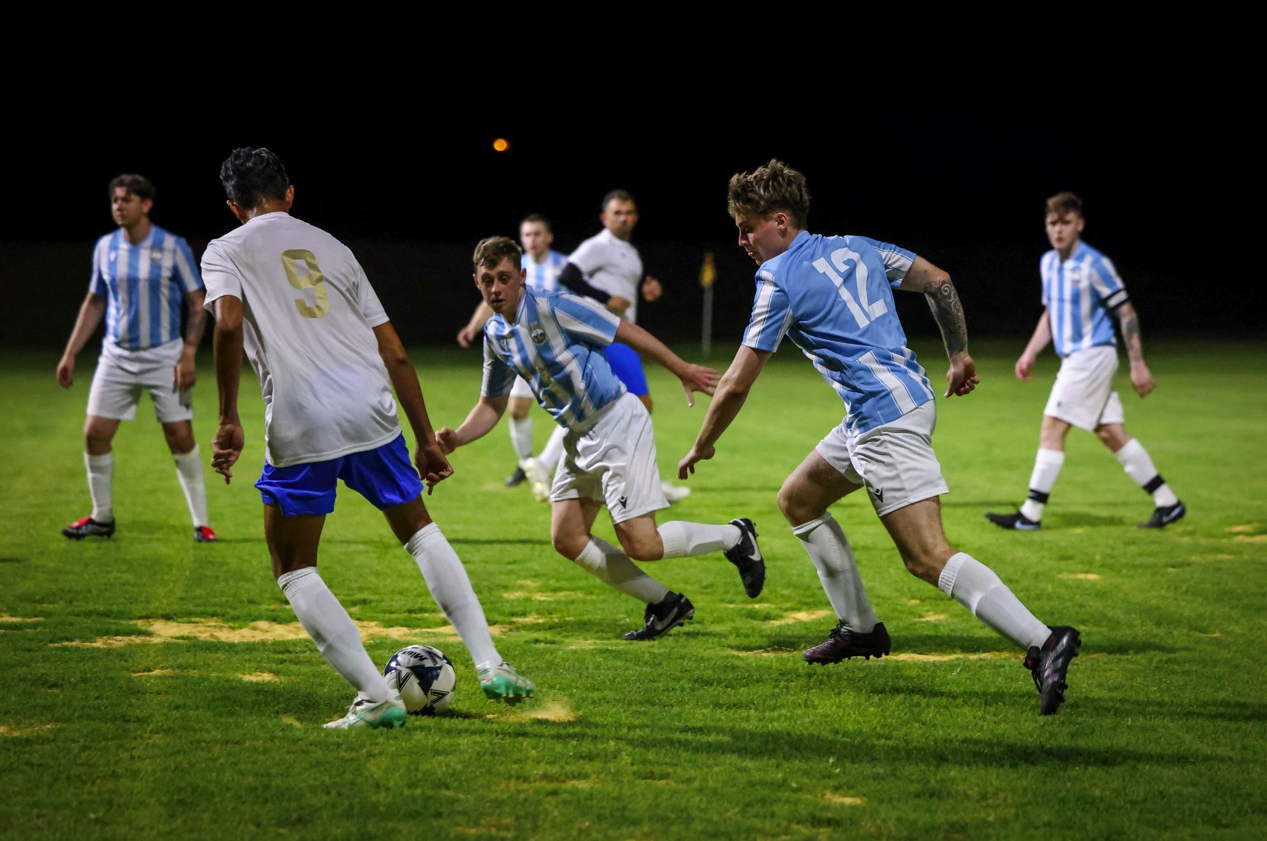 The crew of HMS Anson play a friendly game of football against a local football club, Port Kennedy Soccer Club, during their port visit to Western Australia.   Image:  PO Phot Unaisi Luke © Crown copyright 2026