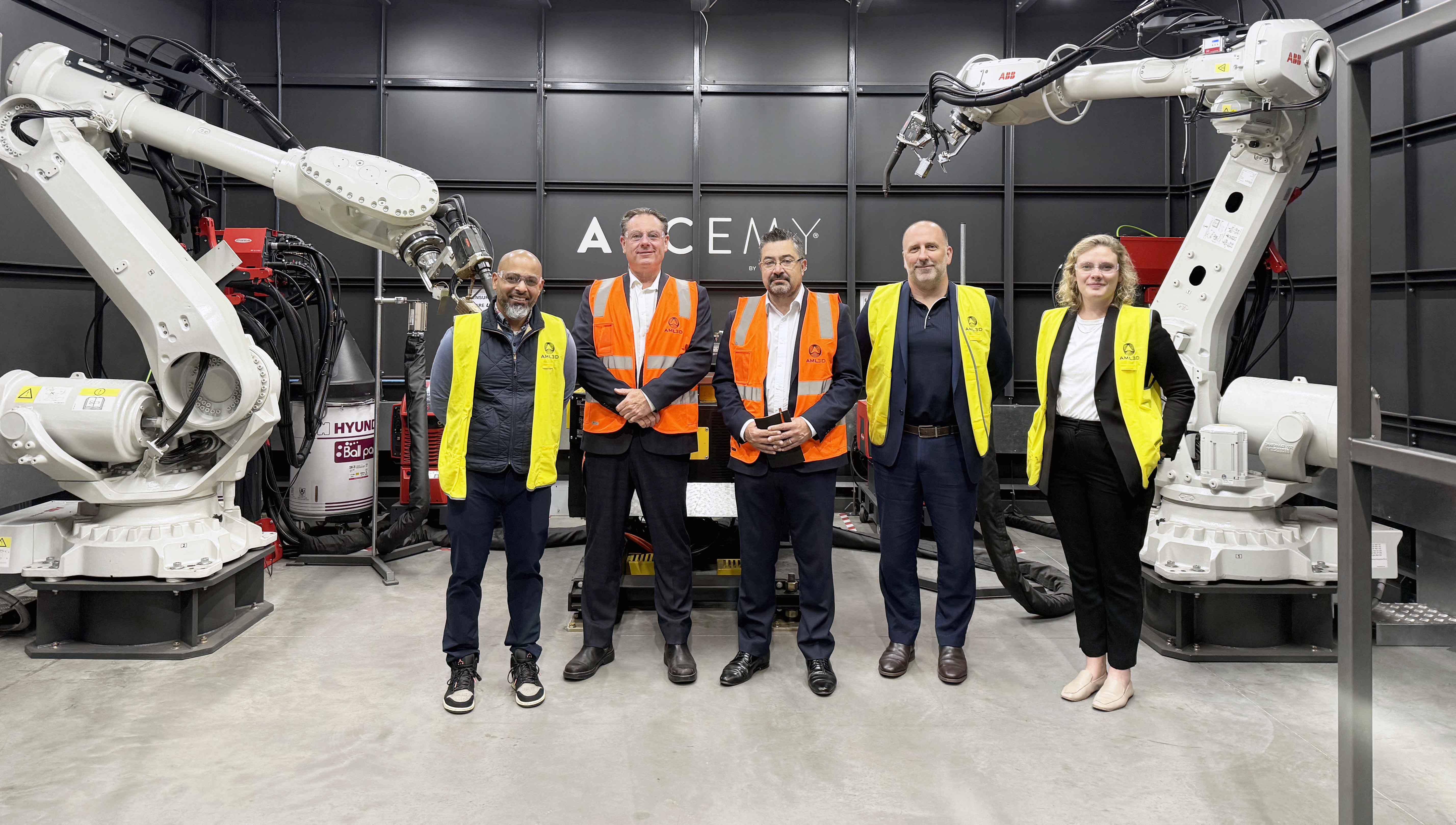Representatives from the ASA, ASC and the AUKUS I&A Office recently visited Adelaide-based advanced manufacturer AML3D, highlighting the growing role Australian additive manufacturing companies could play in submarine supply chains.