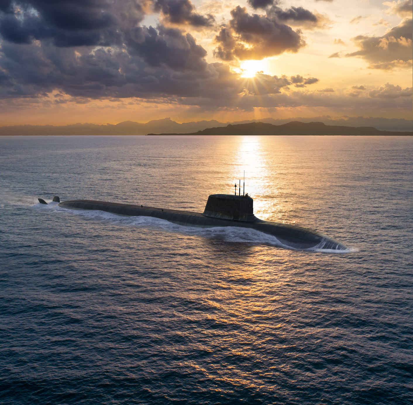Artist impression of SSN-AUKUS