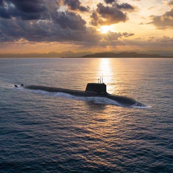 Artist impression of SSN-AUKUS