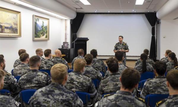 Royal Australian Navy officers and sailors training in Guam with AUKUS partners, the U.S. Navy
