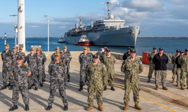USS Emory S. Land Arrives at HMAS Stirling.
