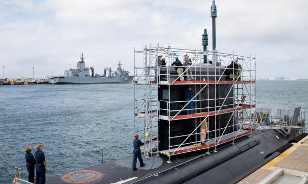 SRF-West is integral to Australia’s acquisition of conventionally-armed, nuclear-powered submarines. Through it, Australia will gain exposure to, and experience with, US and UK nuclear-powered submarines, ensuring Australia is sovereign ready to safely maintain, own, operate and regulate its own capability from the early 2030s.