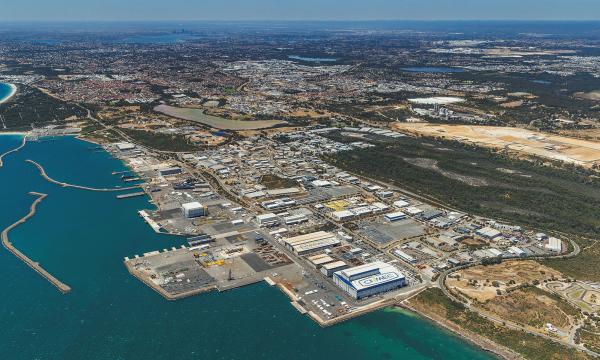Aerial imagery of Henderson, Western Australia