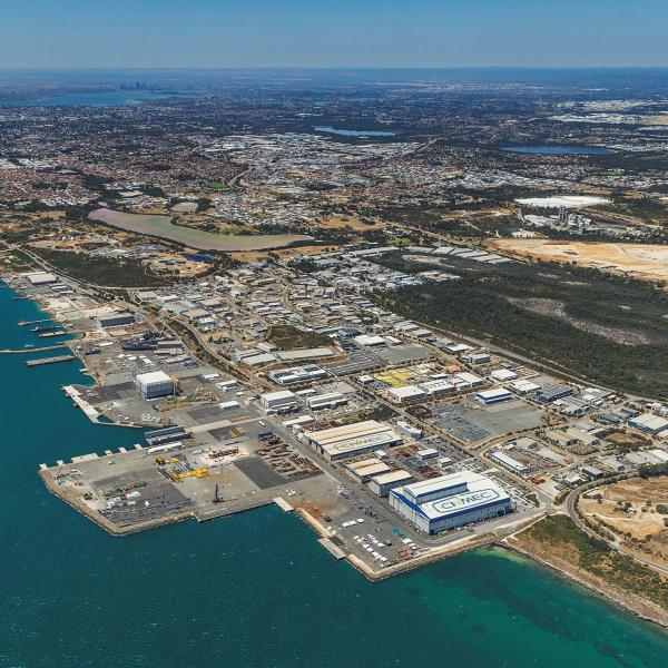 Aerial imagery of Henderson, Western Australia